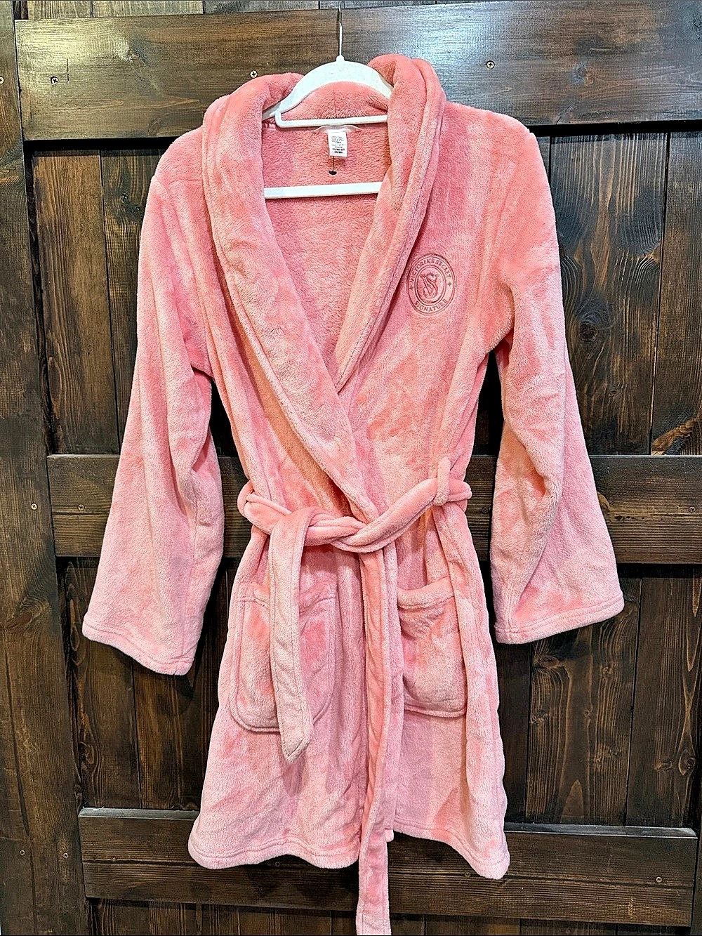 Victoria's Secret Cozy Plush Robe in Pink Size XS/S